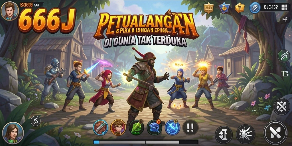 Gameplay menakjubkan <strong>666J</strong> menampilkan petualangan yang menegangkan.