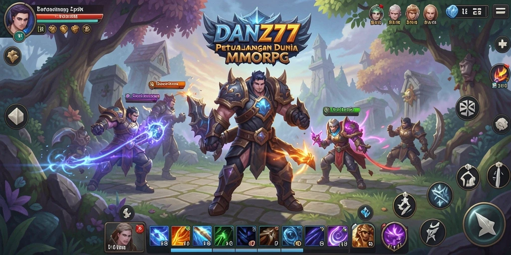 Gameplay epik dalam dunia MMORPG yang menakjubkan.