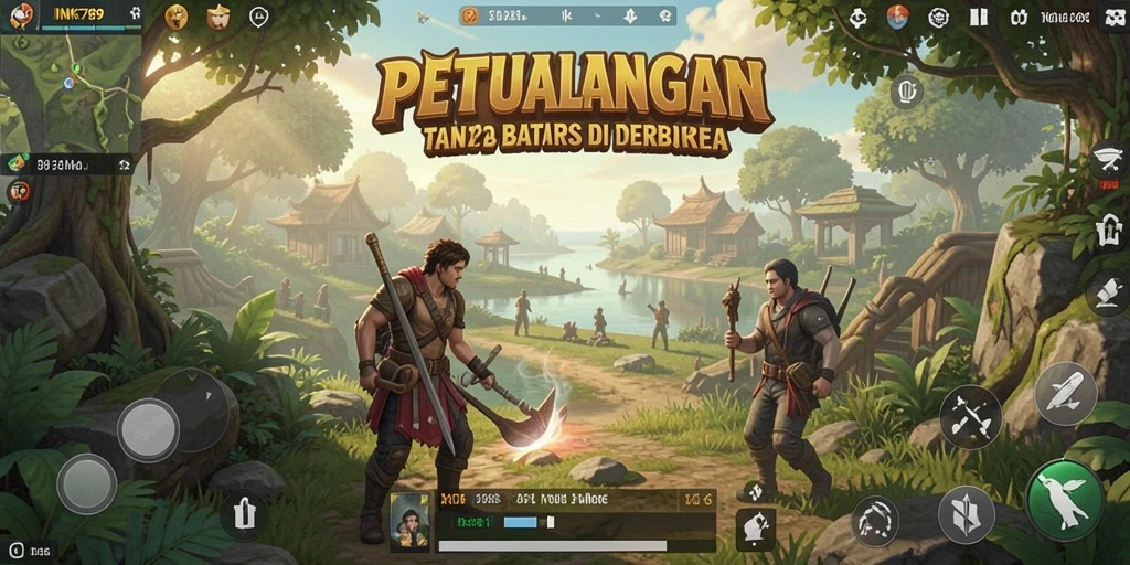 Screenshot gameplay INK789 menampilkan aksi seru di dunia terbuka.