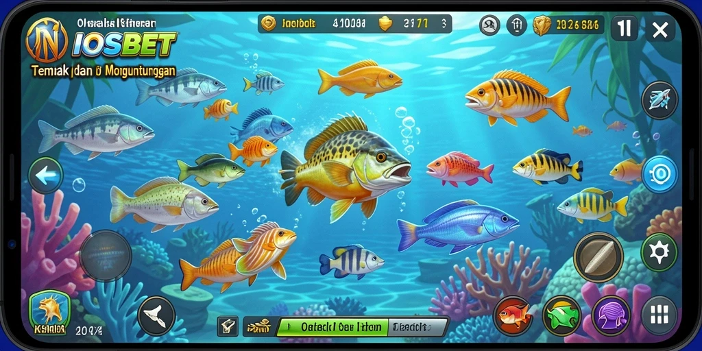 Screenshot gameplay <strong>IOSBET</strong> dengan aksi seru tembak ikan.