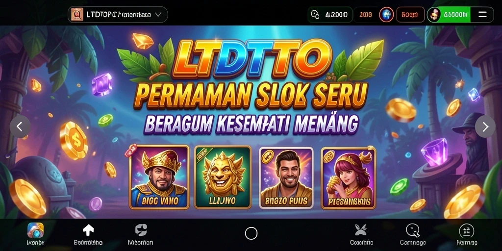 Tampilan menarik dari gameplay Slot LTDTOTO yang penuh warna.
