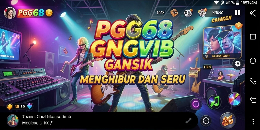 Tampilan gameplay PGG68 yang menarik dan interaktif.