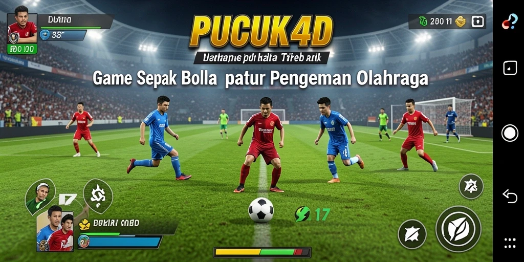 Screenshot <strong>PUCUK4D</strong> menunjukkan aksi sepak bola seru dan mendebarkan.