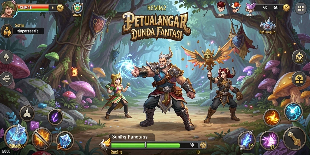 Gameplay seru dalam dunia RPG yang menantang di REMI62.