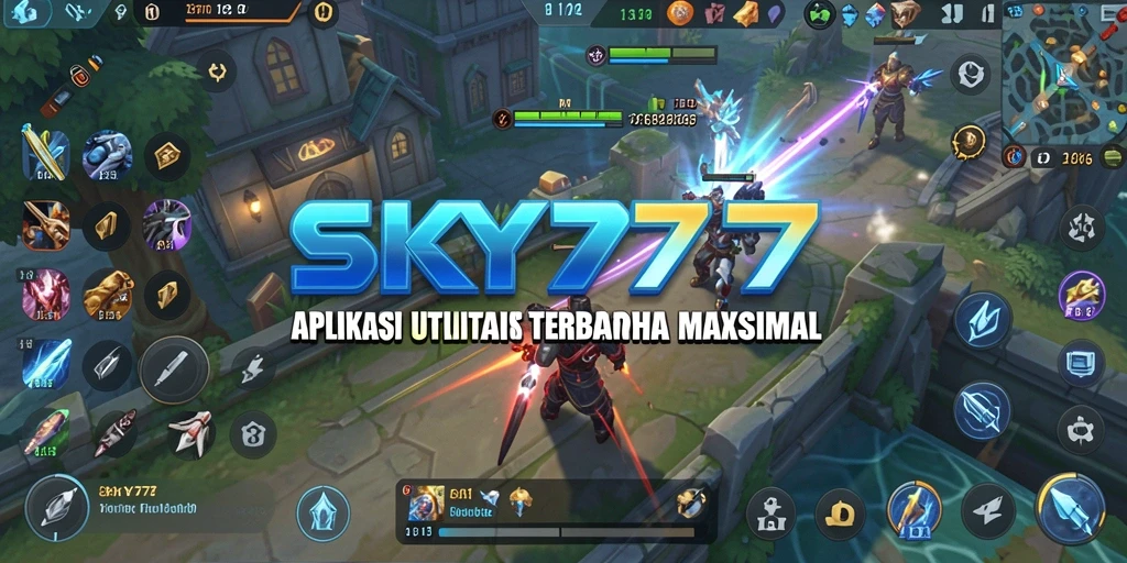 Menampilkan layout aplikasi SKY77 yang intuitif dan efisien.