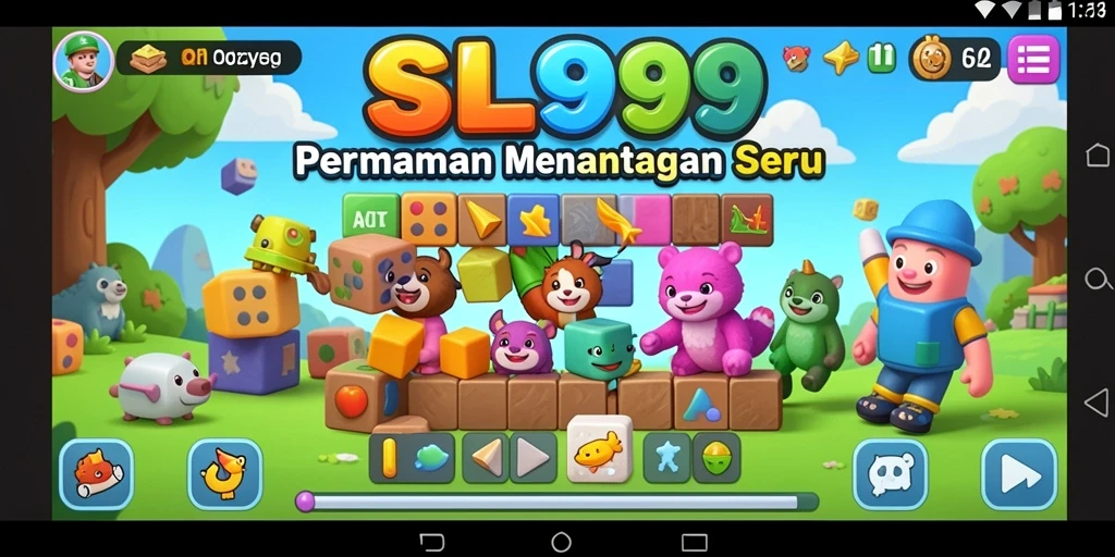 Tampilan gameplay SL999 dengan berbagai teka-teki menantang.