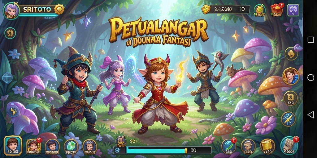 Tampilan gameplay SRITOTO yang penuh aksi dan petualangan.