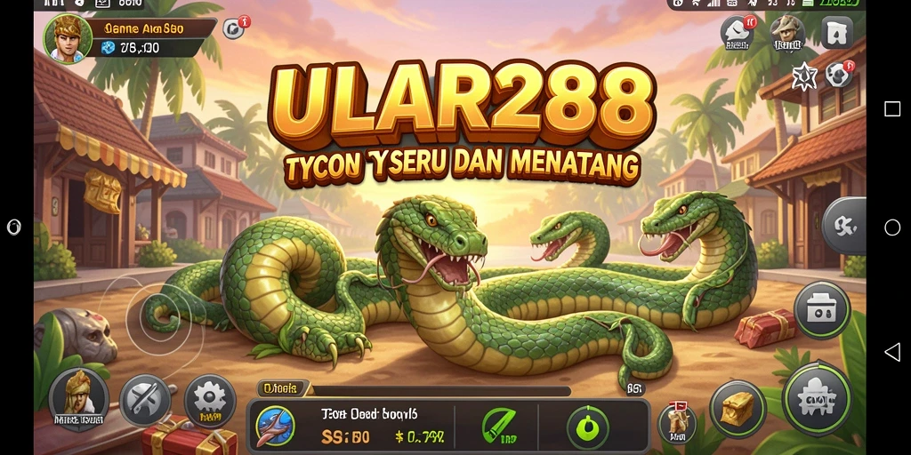Screenshot ULAR288 menampilkan gameplay seru dari dunia Tycoon.